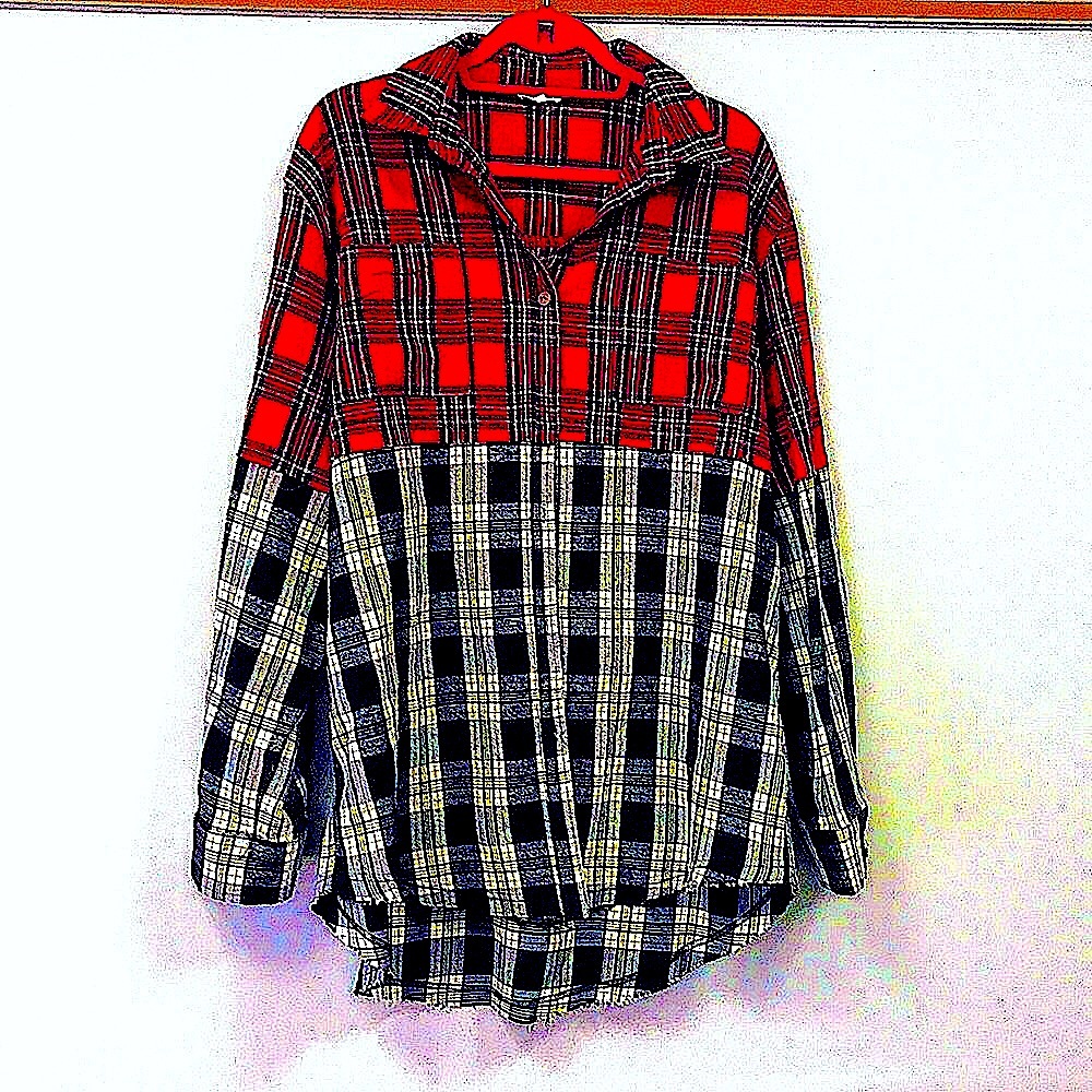 La miel multi oversized flannel